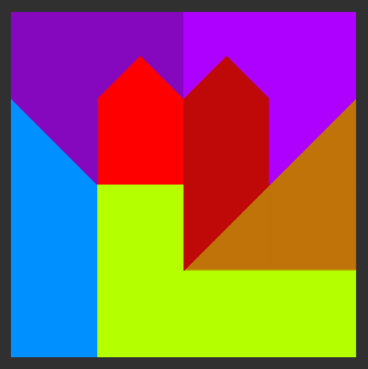 Tangrams Solution Level 14