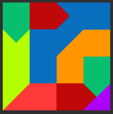 Tangrams Solution Level 17