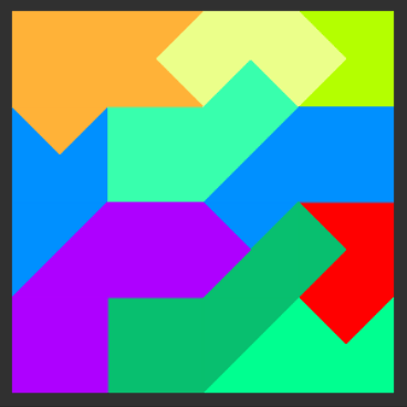 Tangrams Solution Level 19