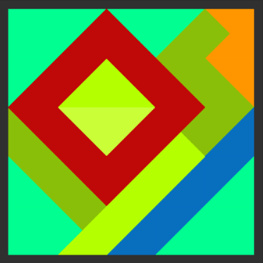 Tangrams Solution Level 28