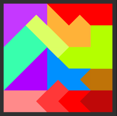 Tangrams Solution Level 30