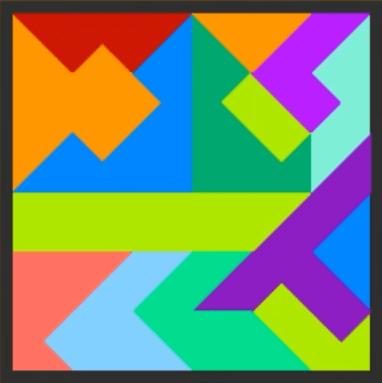 Tangrams Solution Level 37