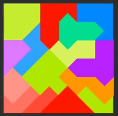 Tangrams Solution Level 38