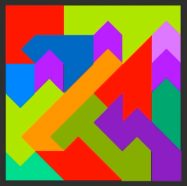 Tangrams Solution Level 39