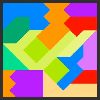 Tangrams Solution Level 49