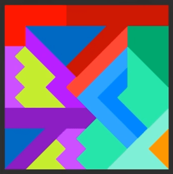 Tangrams Solution Level 54