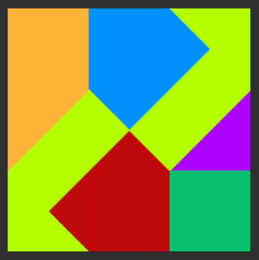 Tangrams Solution Level 8